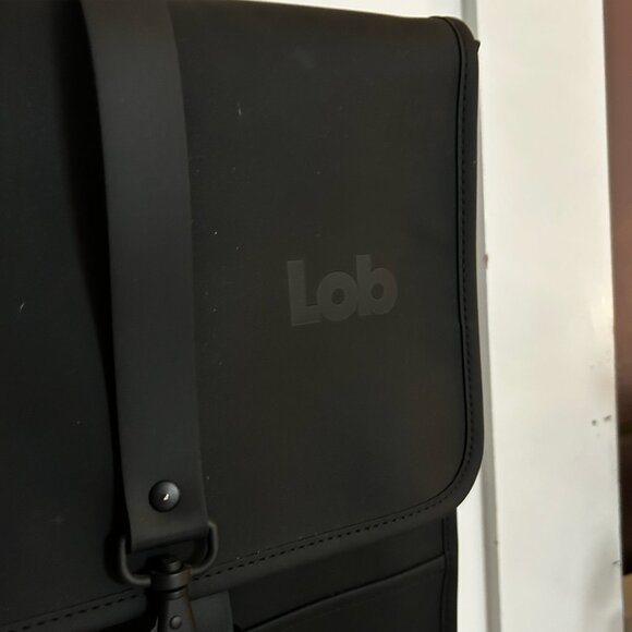 Sleek Matte Black Laptop Backpack – Vegan Leather | Modern & Minimalist Design - Picture 4 of 8